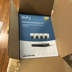 Eufy NVR E41 4k UHD 2TB Poe Complete Security Camera System- NO MONTHLY FEE