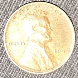 Error 1946 Wheat Penny With off center L and Small and Large Letters In Trust 