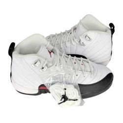 Size 4Y - Jordan 12 Retro Taxi Flip GS Black White 4 Youth Nike Air Jumpman 