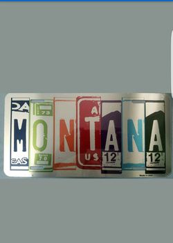 Montana License Plate Tag Auto Car Custom VEHICLE OR MOPED