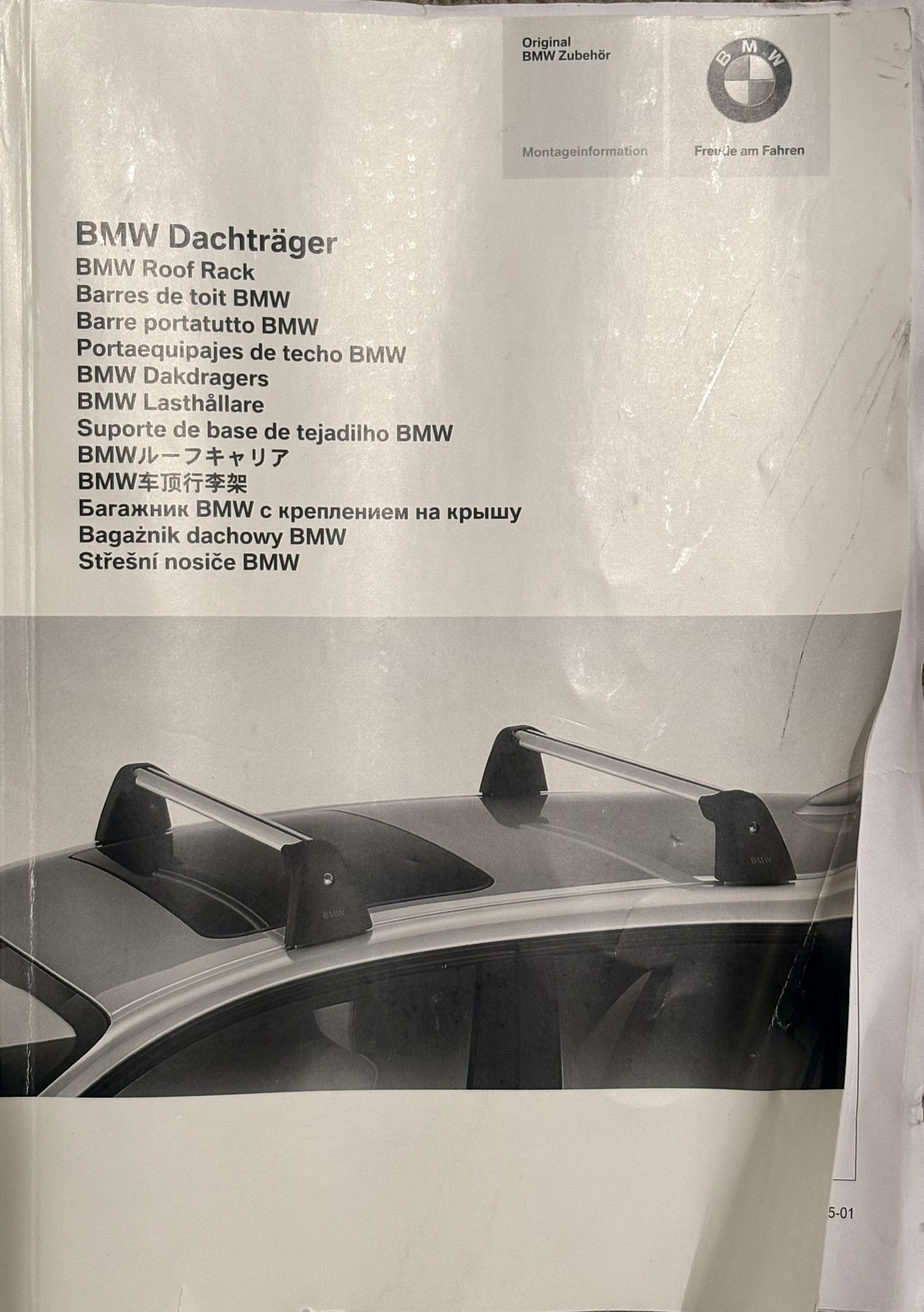BMW Roof Rack Base Support System