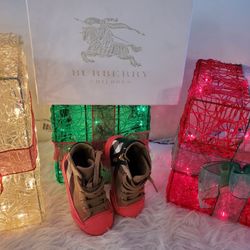 Burberry - Classic Pink Neon - Child Size 7 (EUR-25) Worn Twice