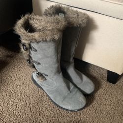 Grey Boots
