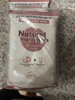 mom cozy breast pump wipes