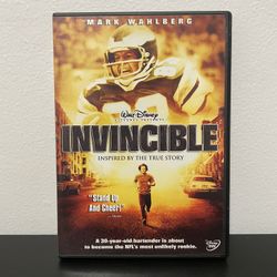 Invincible DVD Disney Movie Mark Wahlberg NFL Football Eagles Widescreen 2006