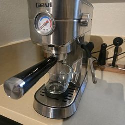 Gevi Espresso Machine with Pressure Gauge