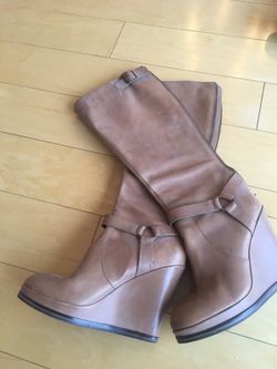 Cappuccino color boots size 8
