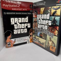Grand Theft Auto: The Trilogy, 2004, PS2 Playstation 2 (Grand Theft Auto III / Grand Theft Auto San Andreas / Grand Theft Auto Vice City)