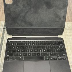 Apple iPad Magic Keyboard Case for iPad Pro 11-inch (M4 and M5), Great Typing Experience, Built-in Trackpad, Function Row, US English - Black