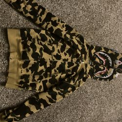 Yellow Bape Hoodie