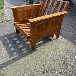 Set of Two Futon Chairs
