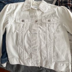White Jean Jacket, Brand New