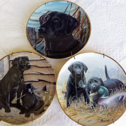 Franklin Mint Heirloom Collection, BLACK LAB, Lim.Ed., Numbered, Price each