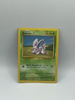 Pokemon Base Set Nidoran Card #55