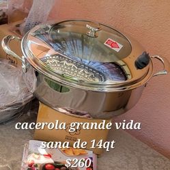Cacerola Grande De 14qt Vida Sana Princess House 🌻$260🌻