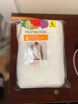 Men white beaters  6 pack (New)