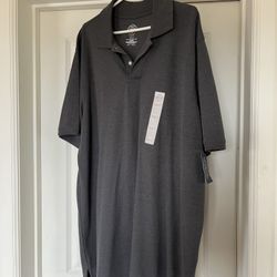 Gray St. John’s Bay Polo Shirt 2 XLT NWT 