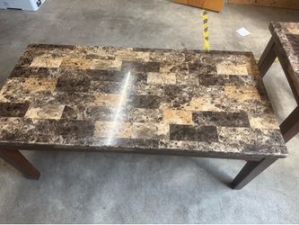 Coffee table and table