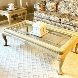 3-Piece Living Room Coffee Table Set: Coffee, End & Sofa Table - $450