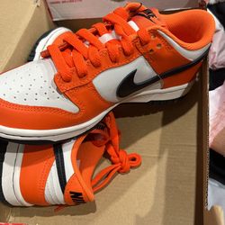 Orange And Black Dunks