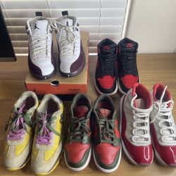Jordan, Nike, Designer, Shoe Bundle (5 Pairs)