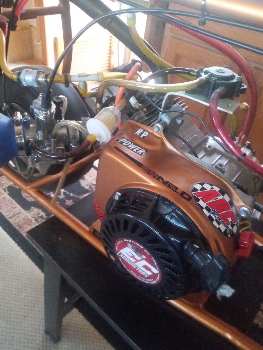 Drag Race Stretched Mini Bike /High Modified