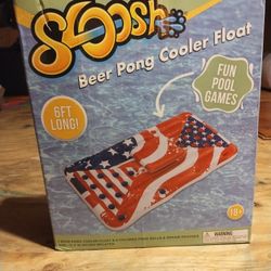 Sloosh Beer Pong Floating Cooler 6 Ft with 8 color Balls/NEW selling for only $25