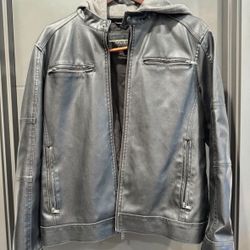 Men’s Guess Leather Jacket XL