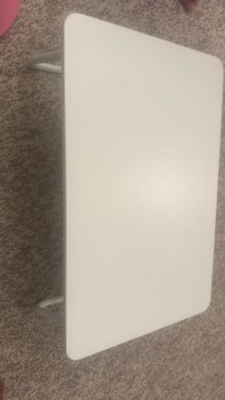 White Folding Lap Desk Bed Tray