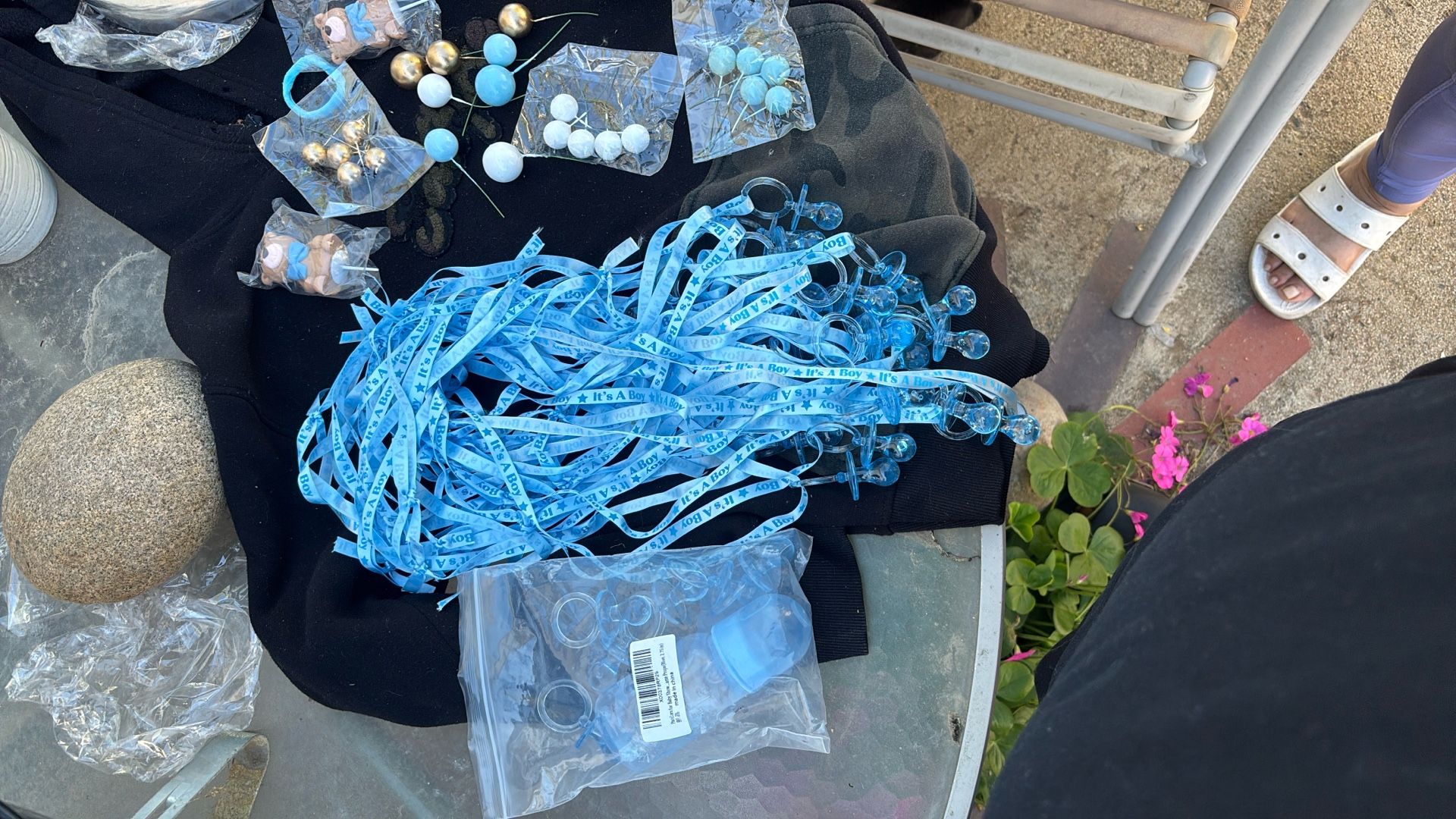 Pacifier Necklace For Baby Shower Games