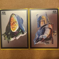 Star Wars Galaxy topps cards