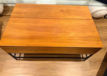 COFFEE TABLE ADJUSTABLE WITH COMPARTMENT