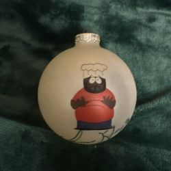 South Park "Chef" Comedy Central Christmas Ornament Vintage 1998 signed
