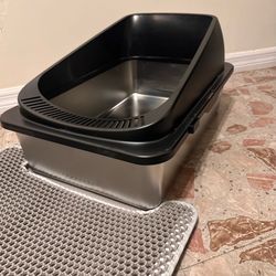Stainless steel litter box