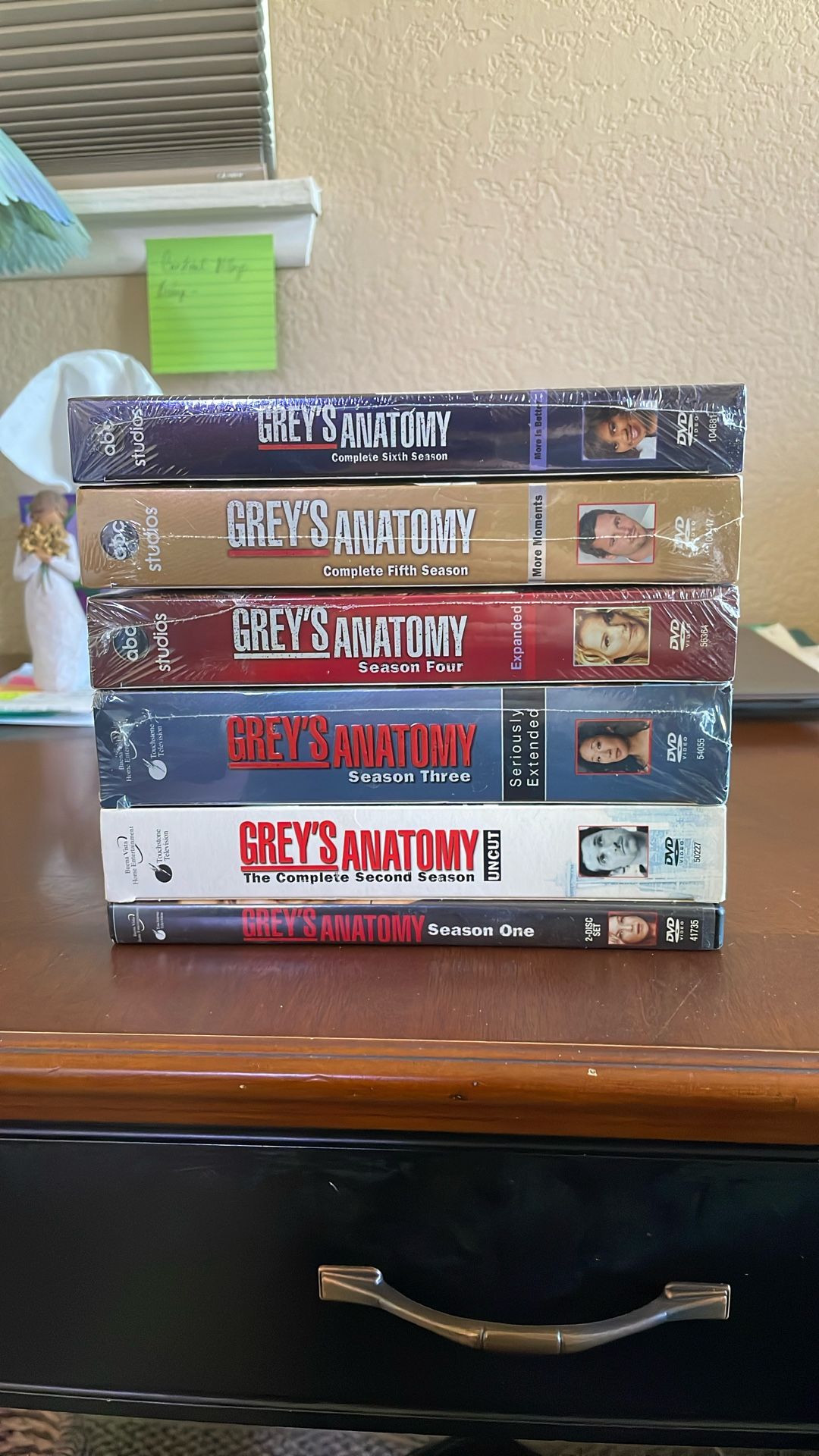 Grey’s Anatomy DVDs Seasons 1-6