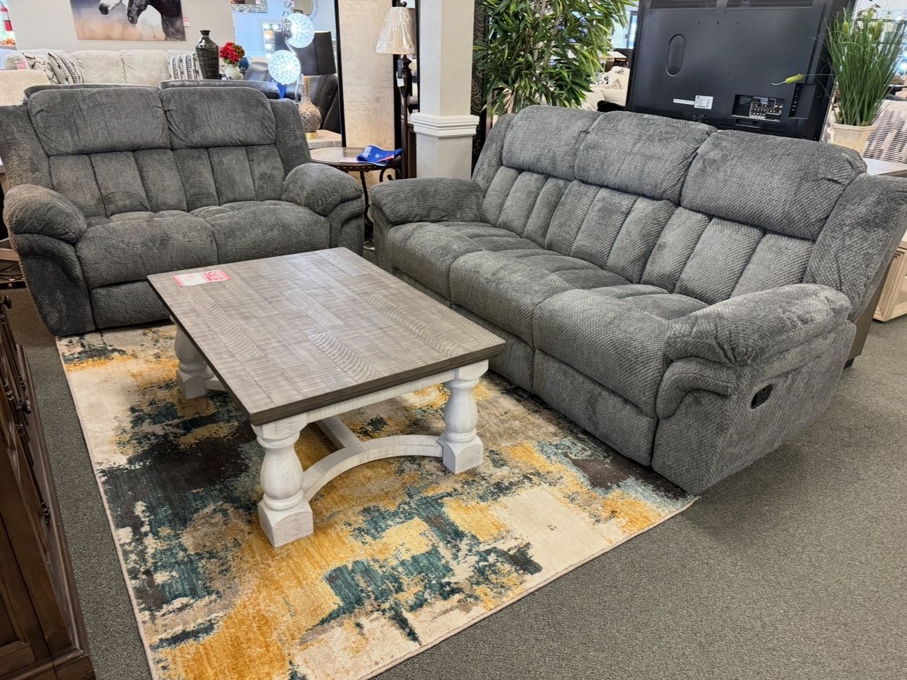 Reclining Sofa And Love Seat
