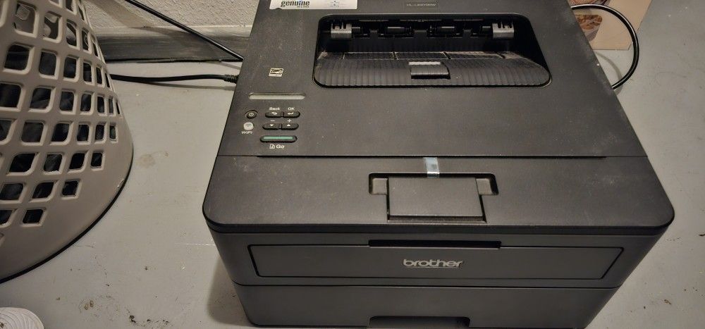 Brother - HL-L2370DW Wireless Black-and-White Printer - Gray