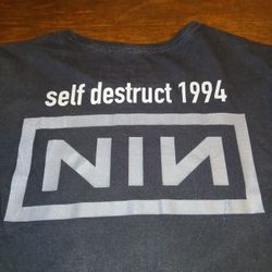 Original 1994 NIN Vintage Concert Tour Shirt 