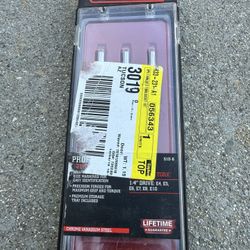 Icon 1/4 In. Drive SAE Deep Socket Set (11) Piece