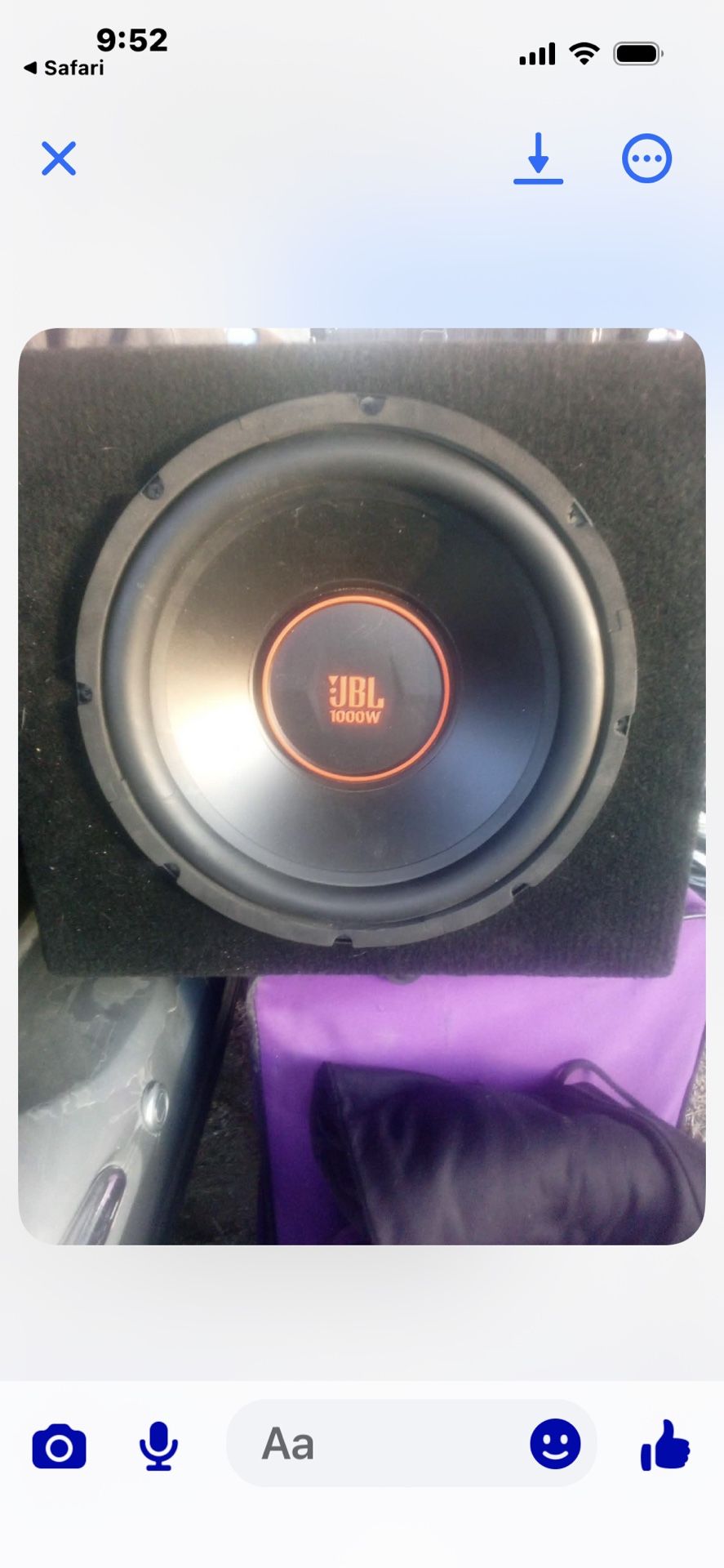 12” JBL Subwoofer 