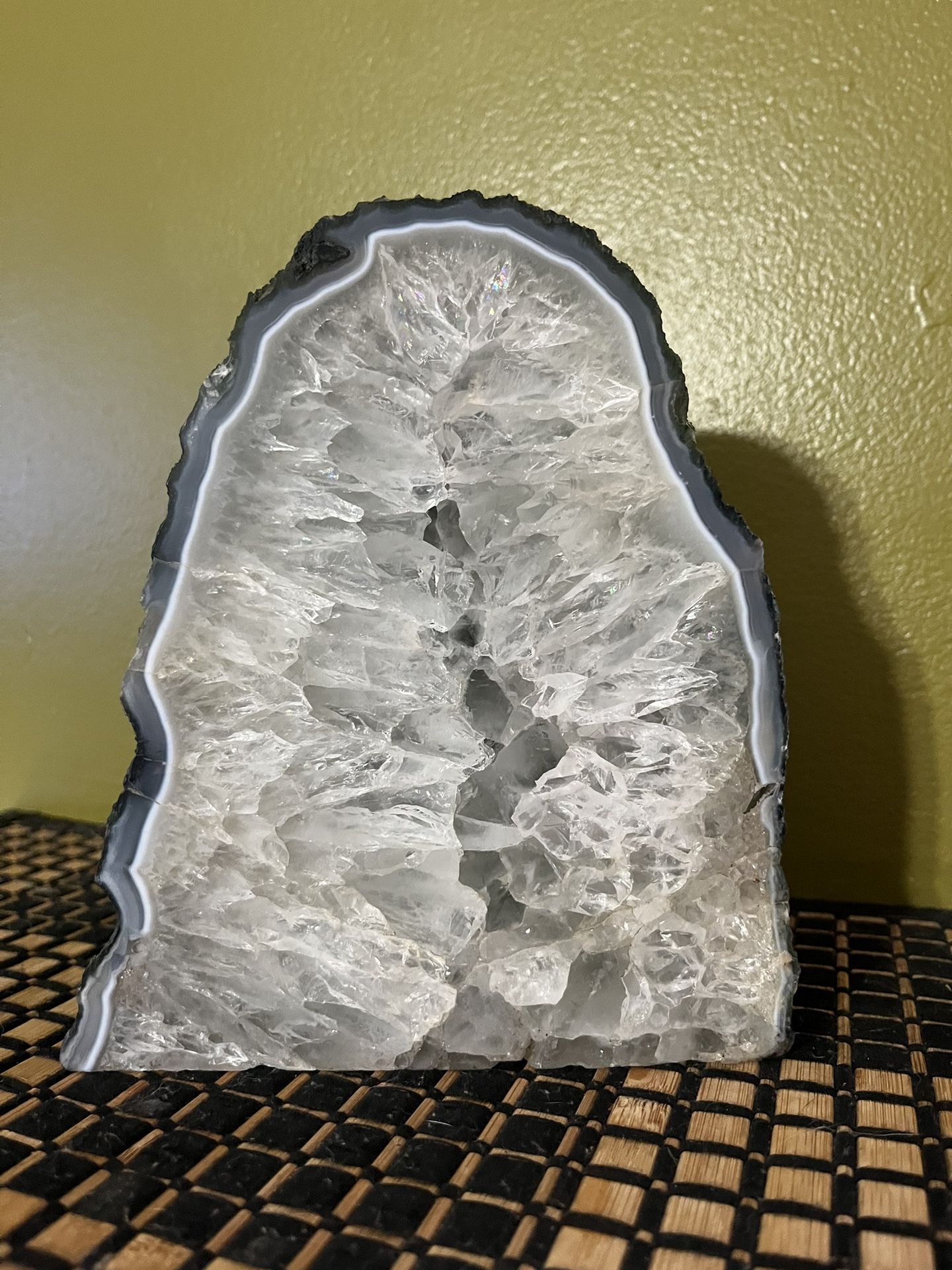 Polished Agate Geode Half