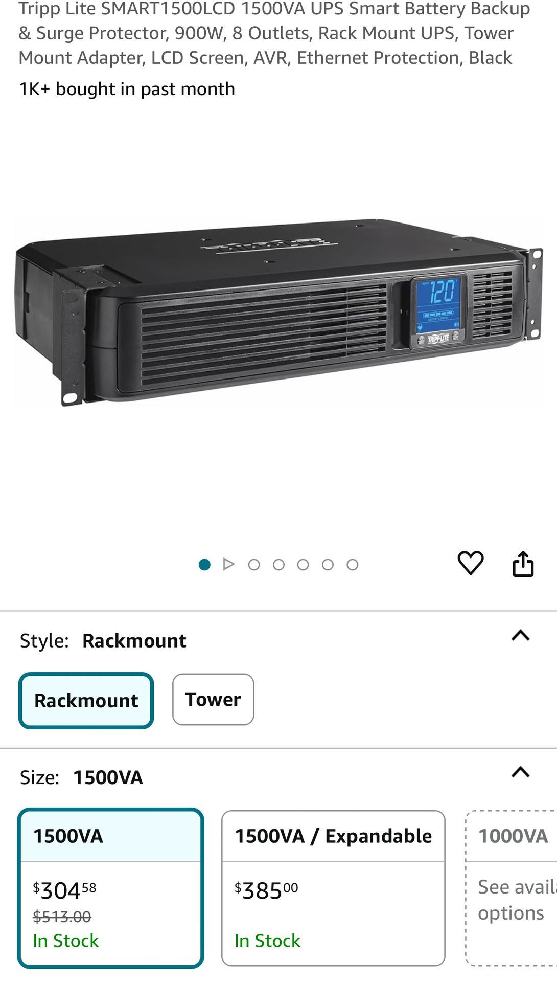 Smart Battery Backup & Surge Protector