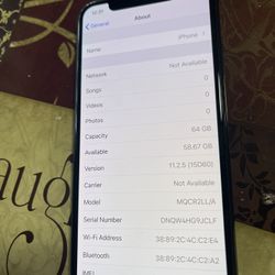 APPLE IPHONE X UNLOCKED 64GB