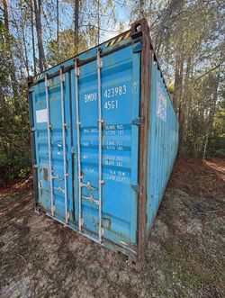 Blue 40' High Cube Container — Used, Extra Height, Delivery Available