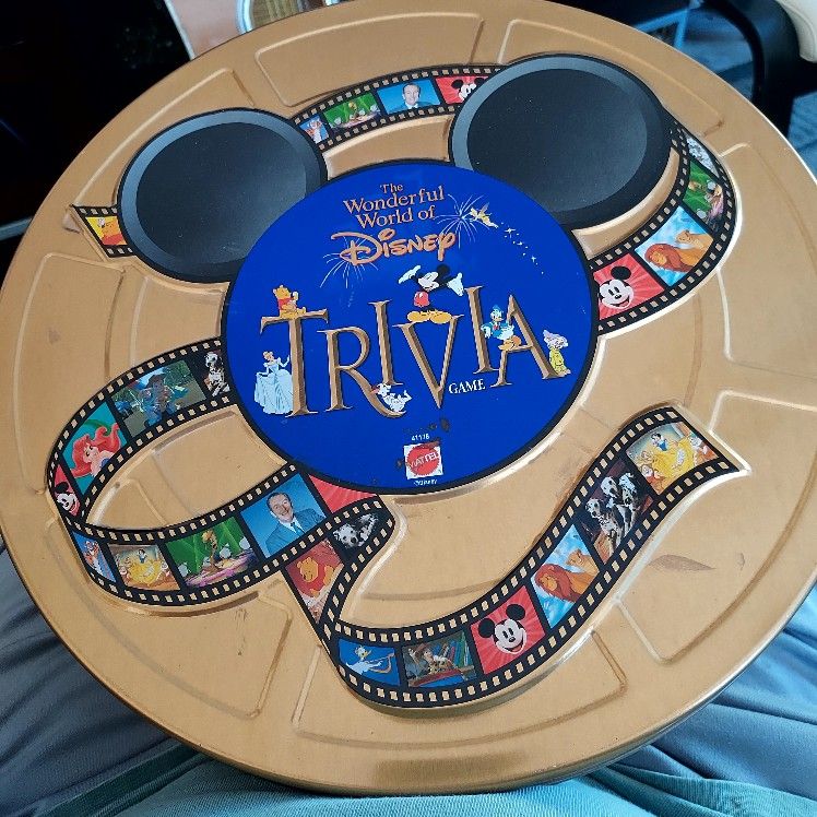 The wonderful world of Disney trivia game.