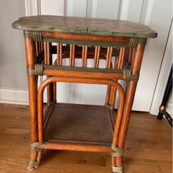 Bamboo Side Table 