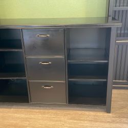 Dresser Black Wood