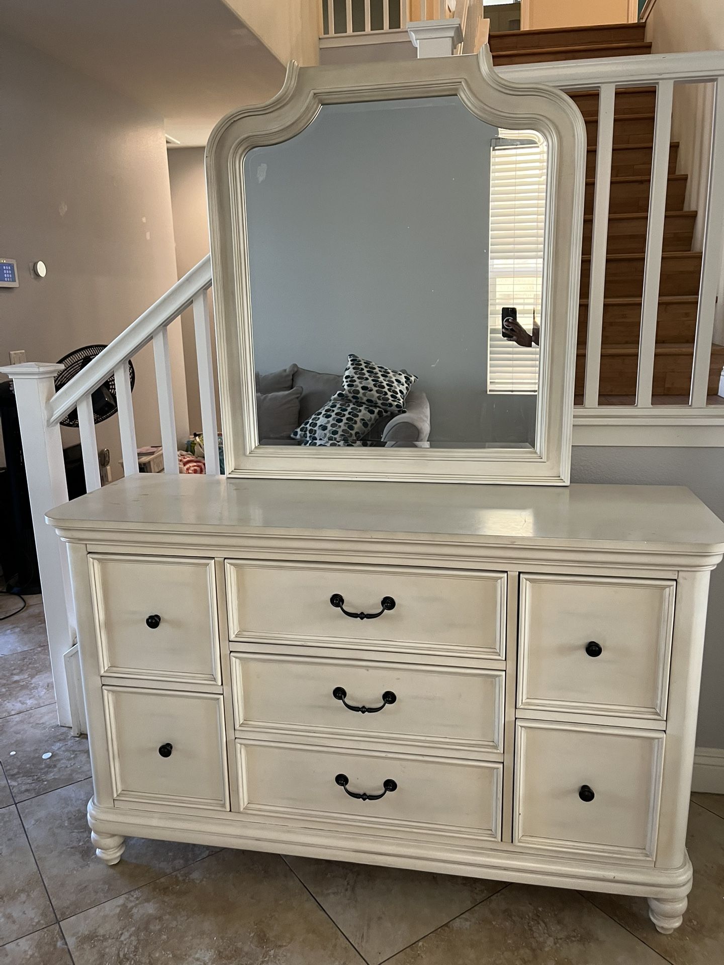 Dresser and Mirror