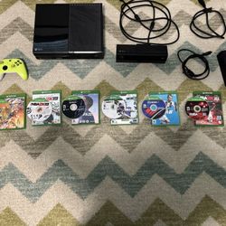 Xbox One With Kinect And Six Games