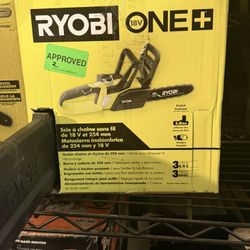 RYOBI ONE+ HP 18V Brushless 10 in. Battery Chainsaw with 4.0 Ah Battery and Charger